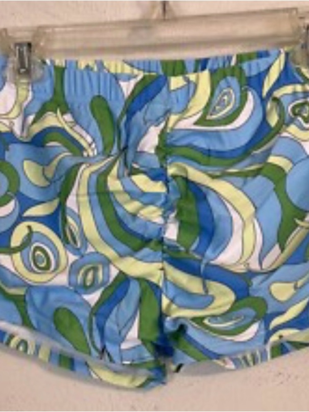 Blue & Green Printed Women's Bikini Bottoms